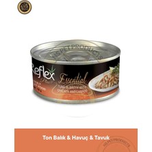 Reflex Plus Essential Ton Balık &  Tavuk & Havuç Yetişkin Kedi Konserve Maması 70 gr