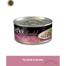 Reflex Plus Essential Ton Balık & Karides Yetişkin Kedi Konserve Maması 70 gr