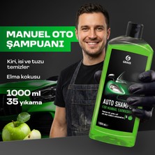 Grass Auto Shampoo Elma Kokulu pH Nötr Oto Şampuanı 900 ml Elde Yıkama Parlatıcı Etkili