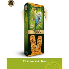 Gold Wings Premium Ballı Muhabbet Kuşu Krakeri 2'li