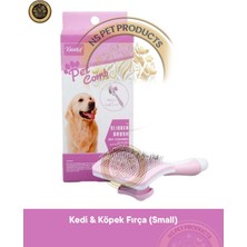 Yingte Sustali Tel Uç Small Kedi ve Köpek Fırçası Pembe