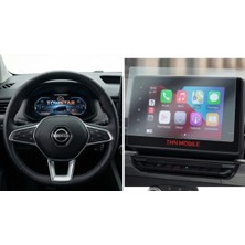Thn Mobile Nissan Townstar 2025-2026 Model Dijital Gösterge ve Multimedya Ekran Koruyucu