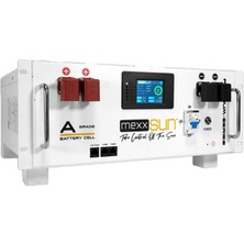 Cks Enerji Mexxsun 48V 100AH Lifepo4 Lityum Akü Ekranlı 6000 Döngü