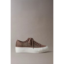 Calvin Klein Vulc Flatf Laceup Strıped Nyl