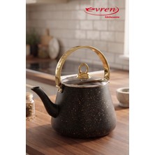 EVREN MUTFAK Gold Stone Granit Bakraç Bitki Çayı Demliği Çaydanlığı 1 Lt.