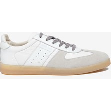 Greyder Erkek Beyaz Hakiki Deri Sneaker Ayakkabı 6Y1SA18940