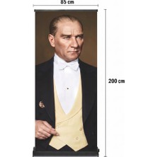 Arte Display Atatürk Poster Baskılı Pro Roll Up Banner 85X200CM No:4