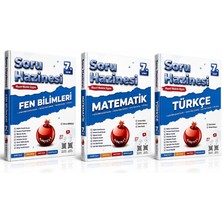 Nartest Yayınevi Nartest Yayınları 7. Sınıf Fen Bilimleri - Mateamatik - Türkçe Soru Hazinesi Seti Yeni Müfredat (3 Kitap)