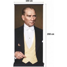 Arte Display Atatürk Poster Baskılı Pro Roll Up Banner 100X200CM No:4