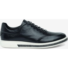 Greyder Erkek Siyah Hakiki Deri Casual Ayakkabı 6Y1UA64811