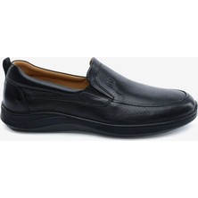 Greyder Erkek Siyah Hakiki Deri Comfort Ayakkabı 6Y1FA64674