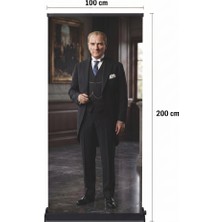 Arte Display Atatürk Poster Baskılı Pro Roll Up Banner 100X200CM No:5