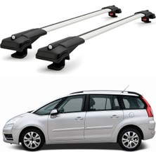 Cross Oto Aksesuarları Citroen C4 Grand Picasso Mpv 2007-2013 Için Ara Atkı Tavan Barı , Araca Özel , Kilitlenebilir Araç Üstü Ekipman Taşıma Barı (2 Adet)
