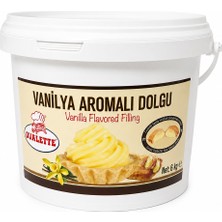 Ovalette Süsleme ve Kaplama Için Vanilya Aromalı Dolgu 6 kg