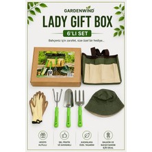 Lady Gift Box 6’lı Bahçe El Aletleri Seti Hobi Bahçe Hediye Kutusu 860007