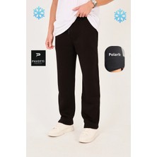 Pavotti Erkek Kışlık 3 Ip Kumaş Şardonlu (Içi Polarlı) Arka Cep Detaylı Baggy Eşofman Altı (Geniş Kalıp)