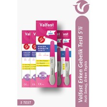 Valfast Erken Gebelik Testi Hızlı Hamilelik Testi 5 Adet