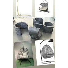 Salıncak Ayağı Pabucu–4,5cm Çap, Zemin Koruyucu Plastik,kaymaz&dayanıklı (4’lü Set) Şeklindetekli Salıncak