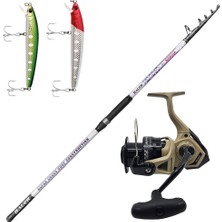 Bauer Furia 420 cm Okuma Outrax 6000 Palamut Kurşun Arkası Olta Takımı Seti