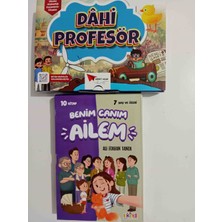 Kağıt Uçak Yayınları Dahi Profesör ve Benim Canım Ailem Hikaye Seti 2 ve 3 Sınıflar Için