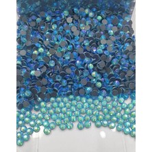 Yiğit Aksesuar Dmc Hotfix Ütü ile Yapışan Taş SS20(5MM) Aqua Ab (25 Gram - 400 Adet)