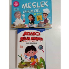 Damla Yayınevi Atlasın Bilim Dünyası ve Meslek Öyküleri Hikaye Seti 2 ve 3 Sınıflar Için