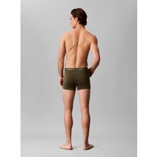 Calvin Klein Erkek Yeşil Calvin Klein Relaxed Fıt Trunk 3p, 5VV Yeşil Erkek 3'lü Boxer