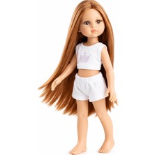 Paola Reina Cristi Amiga Pijama Oyuncak Bebek 32 cm Uzun Saçlı El Yapımı Eğlenceli Model Bebek