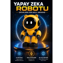 Robeve Yapay Zeka Robotu Akıllı Çocuk Oyun Arkadaşı Aı Destekli Oyun ve Sohbet Robotu