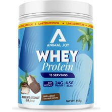 Animal Joy Whey Protein Tozu Hindistan Cevizli Çikolatalı Bar Aromalı 450 gr 15 Servis