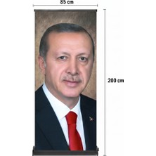 Arte Display Cumhurbaşkanı Poster Baskılı Pro Roll Up Banner 85X200CM No:3