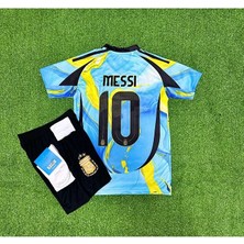 Gladsome Arjantin 2024/25 Yeni Sezon Lionel Messi Özel Konsept Forması (Blueyellow )