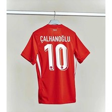 Gladsome Türkiye Euro 2024 Futbol Şampiyonası Hakan Çalhanoğlu Iç Saha Forması (Red)