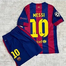 Gladsome F.c Barcelona 2015 Şampiyonlar Ligi Finali Lionel Messi Nostalji Çocuk Forması (Armalı)