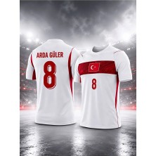 Gladsome Türkiye Fifa 2026 Dünya Kupası Arda Güler Yetişkin Forması (White)