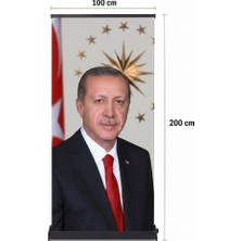 Arte Display Cumhurbaşkanı Poster Baskılı Pro Roll Up Banner 100X200CM No:2