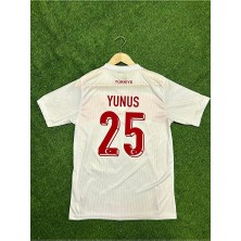 Gladsome Türkiye Euro 2024 Yunus Akgün Iç Saha Yetişkin Forması (Beyaz)