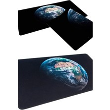 Dünya Desen Mouse Pad 70X30 Orta Boy Kaydırmaz Oyuncu Ev Ofis Mousepad Dünya Desenli