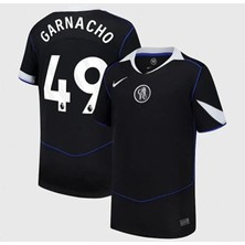 Gladsome Chelsea 2025/26 Yeni Sezon Garnacho Alternatif Forması (Black)