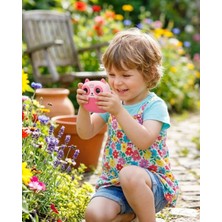 Çocuklar Için Baskılı Mini Kamera 6 Kalem 5 Kağıt Rulosu Hediyeli Eğlenceli Fotoğraf Makine