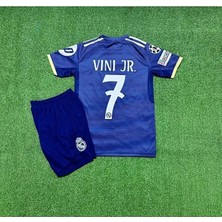 Gladsome Real Madrid 2025/26 Yeni Sezon Şampiyonlar Ligi Vini Jr Alternatif Çocuk Forması