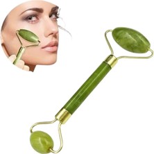 2 Parça Jade Stone Cilt Bakım Seti Şişkinlik Karşıtı Yüz Masajı