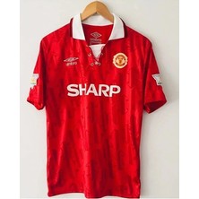 Gladsome Manchester/united 1992/93 Sezonu Kırmızı Isimsiz Retro Forma