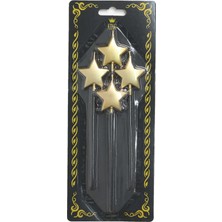 Partyplus Yıldız Mum Gold Renk Pk 4 Lü