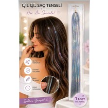 Belirtilmemiş Zeynep Beautly Handmade Saç Tinseli Simli Işıltılı