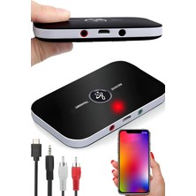 2 In 1 Bluetooth Alıcı ve Verici Aux Ses Adaptörü Tv Pc Araç Içi Kablosuz Receiver Dönüştürücü