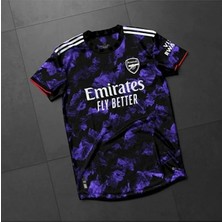 Gladsome Arsenal 2023-24 Sezonu Isimsiz Özel Konsept Forması (Mor)