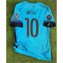 Gladsome F.c Barcelona Lionel Messi 2015/16 Sezonu Özel Nostalji Forması (Turkuaz)