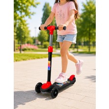 Çocuklar Için 3 Tekerlekli Scooter Ayarlanabilir Gidonlu Eğlenceli Sürüş Aracı
