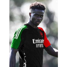Gladsome Arsenal 2024/25 Yeni Sezon Bukayo Saka Deplasman Forması (Black)